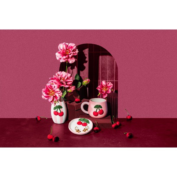 Gaiši rozā krūze Cherry – Sass & Belle-image-2