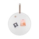 Balts metāla ziņojumu dēlis PT LIVING Perky, ø 50 cm