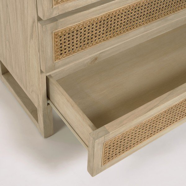 Koka kumode ar 4 atvilktnēm Mindi Kave Home Rexit-image-4