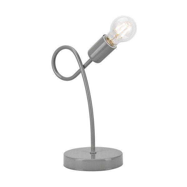 Pelēka galda lampa – LAMKUR