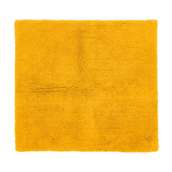 Okera dzeltens vannas istabas paklājs 60x60 cm Riva – Tiseco Home Studio
