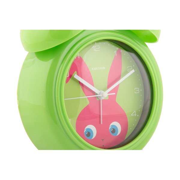 Bērnu modinātājpulkstenis ø 15 cm Peekaboo Bunny – Karlsson-image-2
