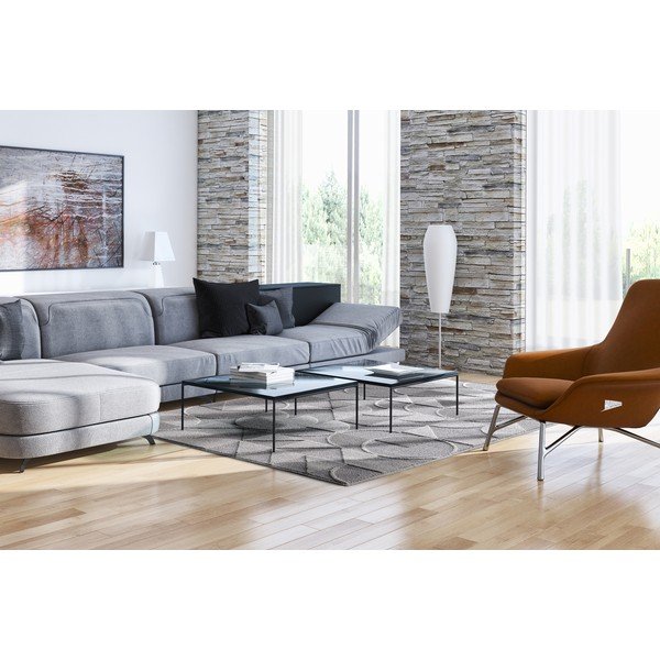 Pelēks/krēmkrāsas paklājs 80x160 cm Lori – FD-image-1