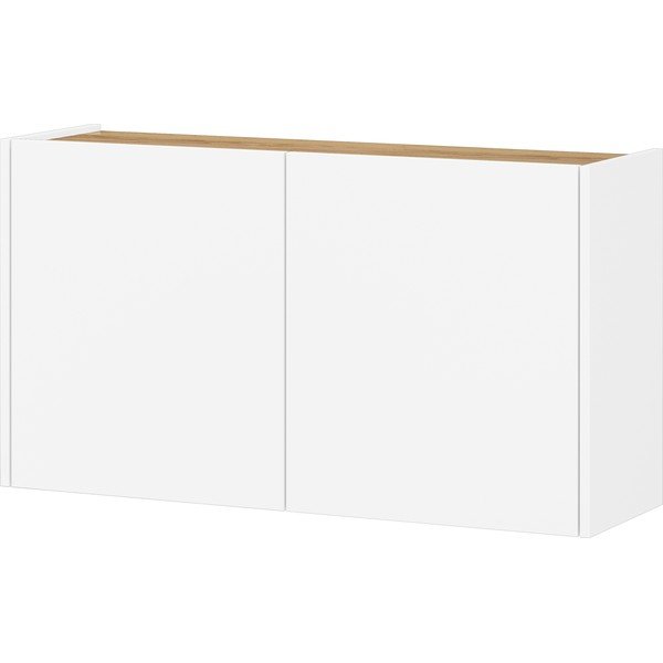 Balts piekarināms skapītis ar ozolkoka imitāciju 93x52x29 cm Libbiano – Germania
