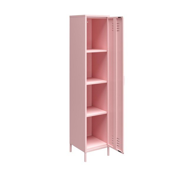 Rozā metāla skapis 38x185 cm Cache – Novogratz-image-4