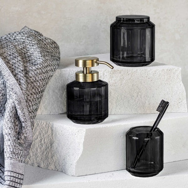 Melns stikla trauks zobu birstei Vision – Mette Ditmer Denmark-image-1