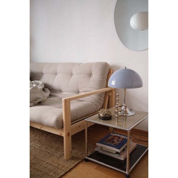 Krēmkrāsas salokāms dīvāns 205 cm Knob – Karup Design-image-1