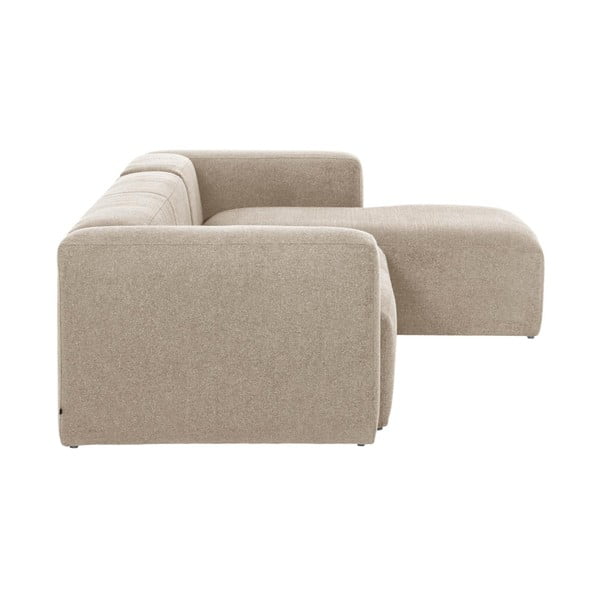 Bēšs stūra dīvāns (ar labo stūri) Blok – Kave Home-image-2