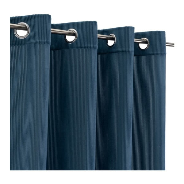 Zils velveta aizkars 140x260 cm Merely – Casa Selección-image-2