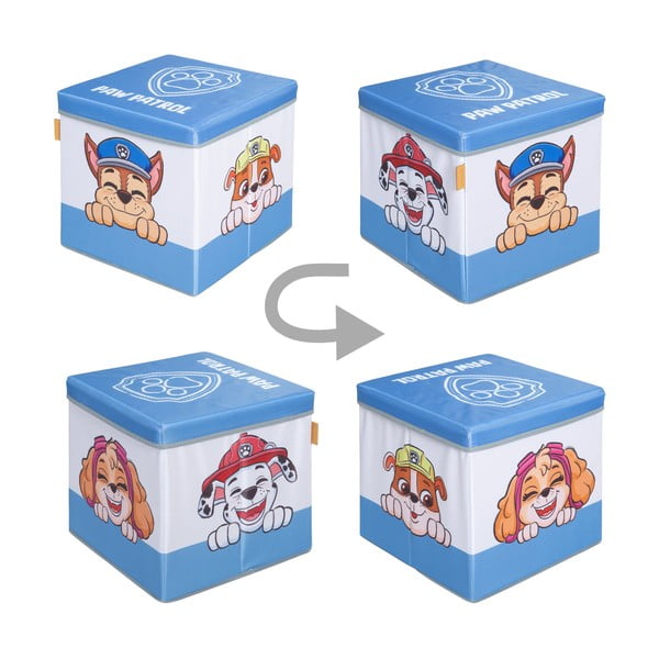 Tekstila bērnu rotaļlietu organizators 30x30x30 cm Paw Patrol – Roba-image-1