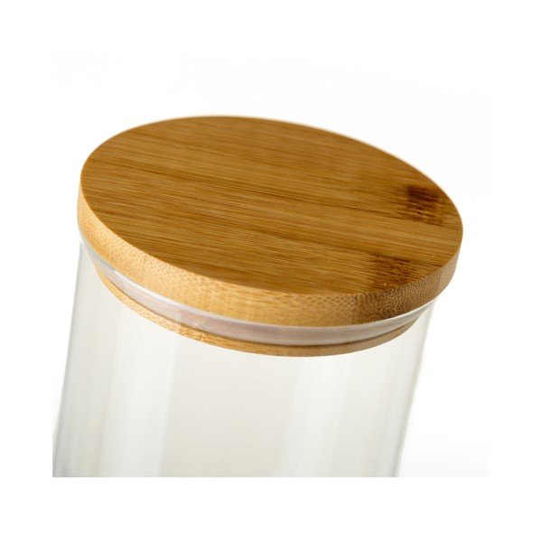 Stikla burka ar bambusa vāku Casa Selección, 1,4 l-image-1