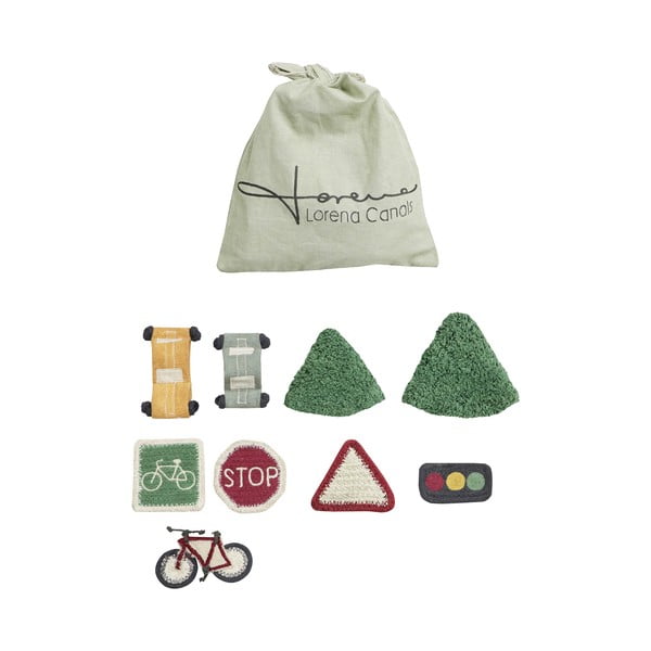 Pelēks kokvilnas bērnu rotaļu paklājs 120x170 cm Eco-City – Lorena Canals-image-4