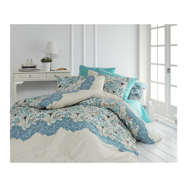 Divvietīga gultas veļa ar gultas pārklāju Vanilla, 200 x 220 cm