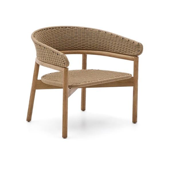 Dabīga toņa masīvkoka dārza atpūtas krēsls Arinella – Kave Home