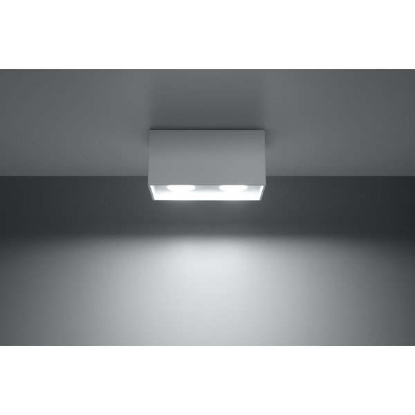 Balta griestu lampa Sollux Geo-image-3