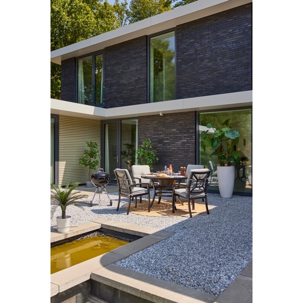 Alumīnija apaļš dārza ēdamgalds ø 120 cm Rosario – Hartman-image-1