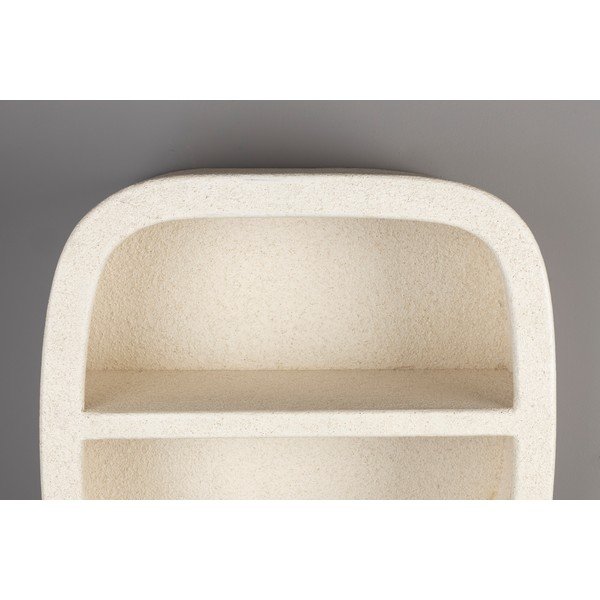 Krēmkrāsas daudzlīmeņu sienas plaukts 54 cm Veda – Dutchbone-image-4