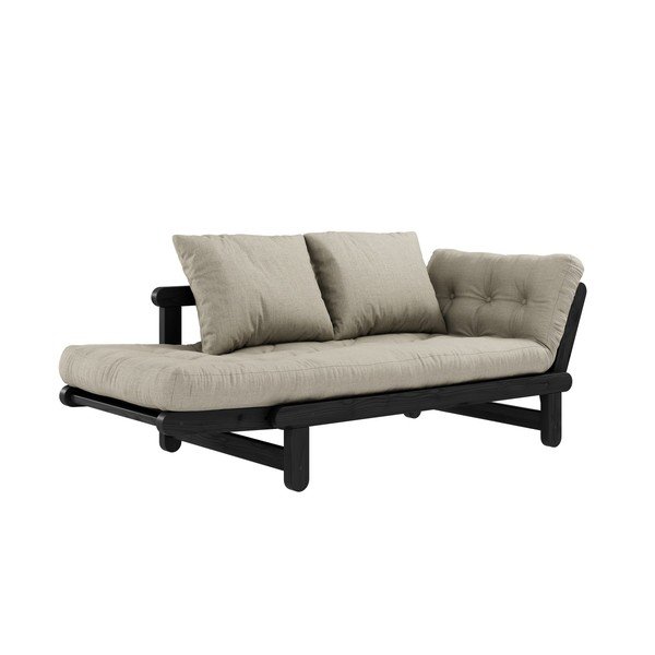 Izvelkamais dīvāns Karup Design Beat Black/Linen Beige-image-4