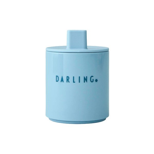 Gaiši zila bērnu krūze Design Letters Mini Darling-image-1
