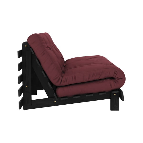 Bordo salokāms dīvāns 160 cm Roots Black Night – Karup Design-image-4
