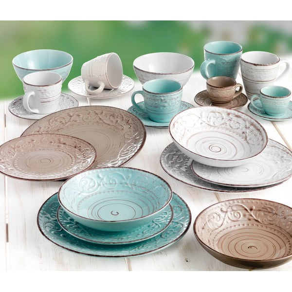 Tirkīza māla šķīvis Brandani Serendipity, ⌀ 27,5 cm-image-1