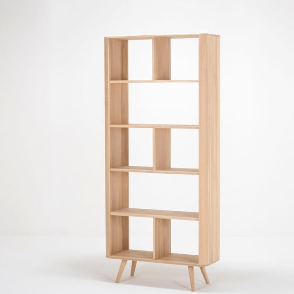 Ozolkoka grāmatplaukts Gazzda Ena, 90 x 35 x 200 cm-image-3