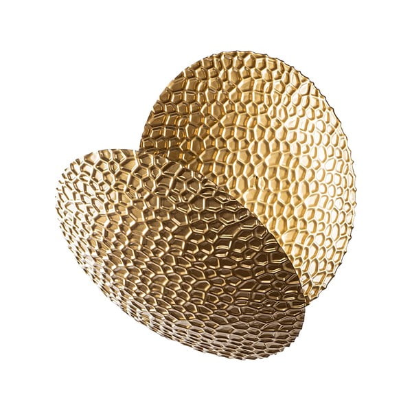 Zelta krāsas LED sienas lampa ø 21 cm Yosma – Opviq lights-image-3