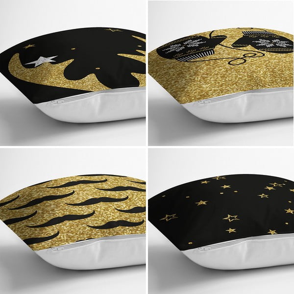 4 minimālistisku spilvenu pārvalku komplekts Winter, 42 x 42 cm-image-1