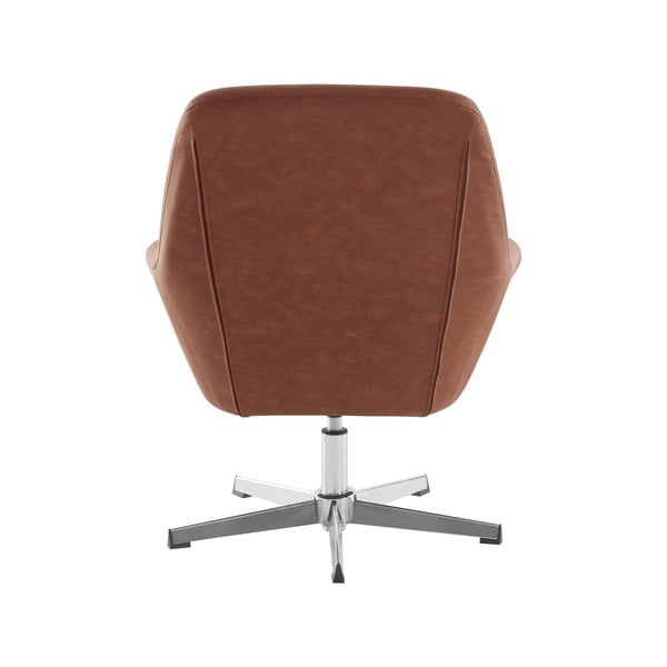Brūns mākslīgās ādas krēsls Naomi – Støraa-image-3