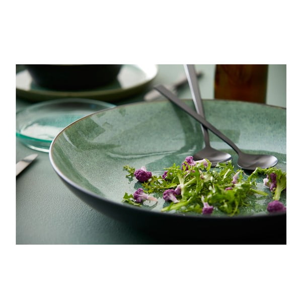 Zaļa/melna akmensmasas bļoda ø 40 cm Gastro Black/Green – Bitz-image-1