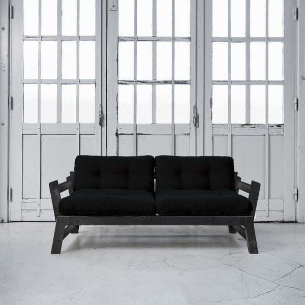 Dīvāns gulta Karup Step Black Duro-image-1