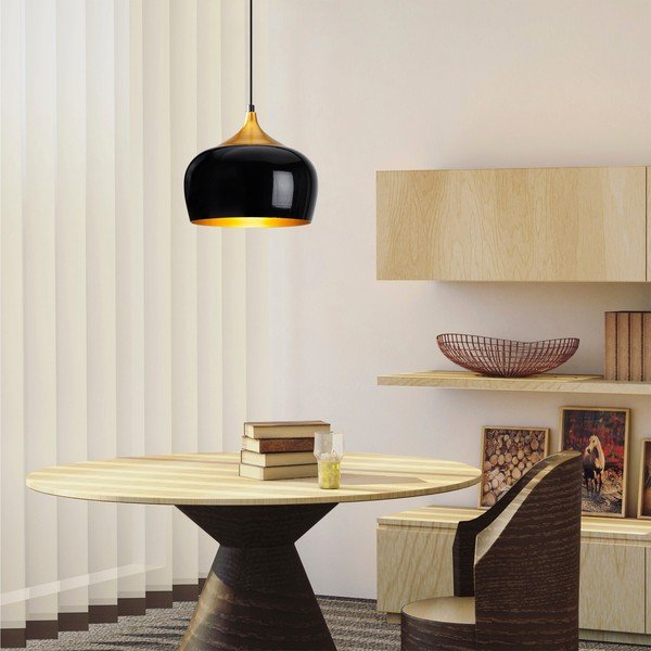 Melna griestu lampa Opviq lights Berceste Elegant-image-4