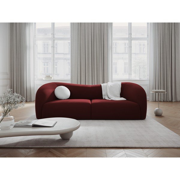 Bordo samta dīvāns 237 cm Santi – Interieurs 86-image-1