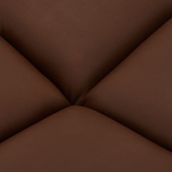 Tumši brūns ādas kāju soliņš Miami – Furnhouse-image-4