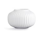 Balts porcelāna svečturis tējas svecēm Kähler Design Hammershoi, ⌀ 10 cm
