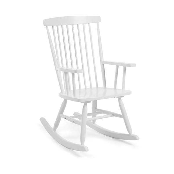 Balts koka šūpuļkrēsls Kave Home Terence