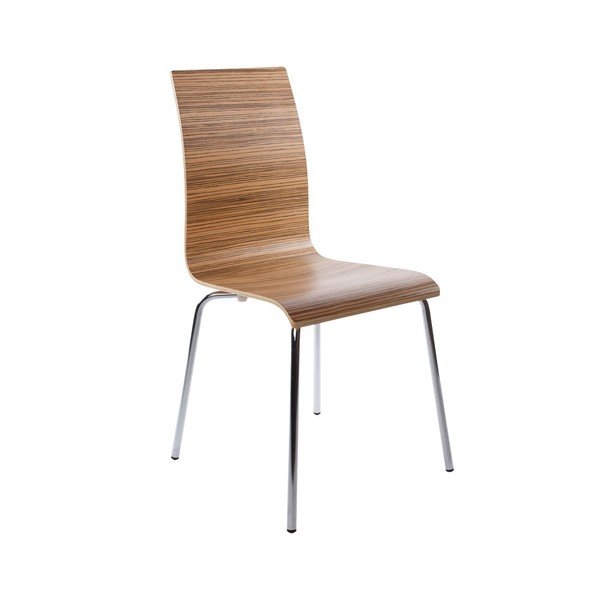 Ēdamistabas krēsls ar sēdekli no gaiša koka Kokoon Classic Zebrano