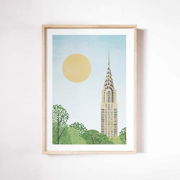 Plakāts 30x40 cm Chrysler Building – Travelposter-image-2