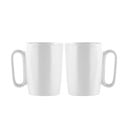 Baltas māla krūzes (2 gab.) 250 ml Fuori – Vialli Design