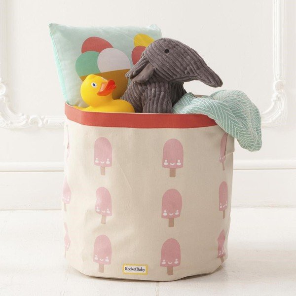 Auduma uzglabāšanas kaste bērniem Sweetie the Ice Cream – Rocket Baby-image-4