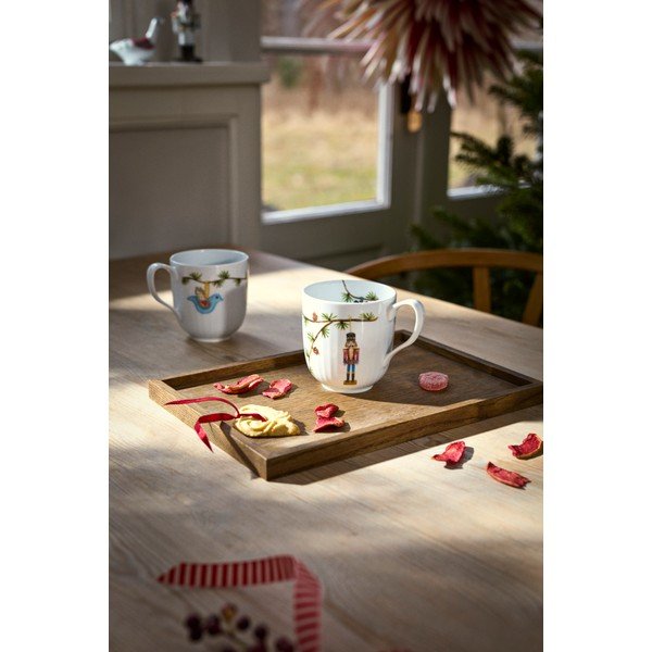 Balta porcelāna krūze ar Ziemassvētku motīvu 330 ml Hammershøi Christmas – Kähler Design-image-3