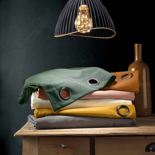 Bēšs aizkars 140x180 cm Essentiel – douceur d'intérieur-image-3