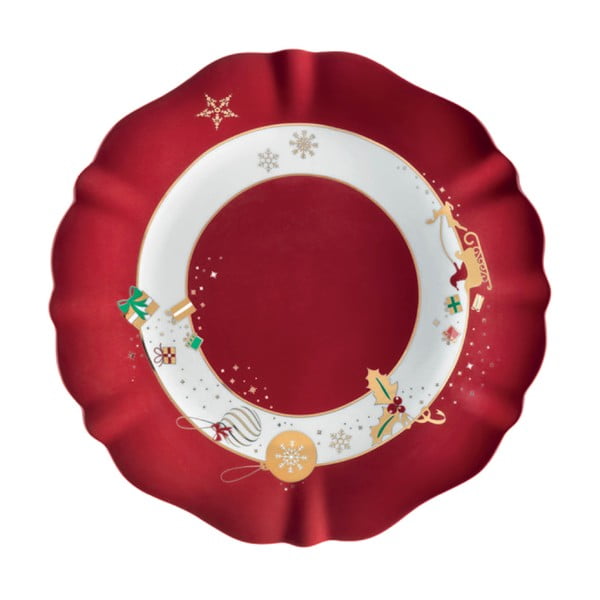 Porcelāna šķīvis ar Ziemassvētku motīvu Brandani Alleluia, ⌀ 30 cm