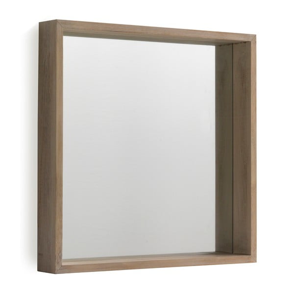 Sienas spogulis no paulovnijas koka Geese Pure, 60 x 60 cm