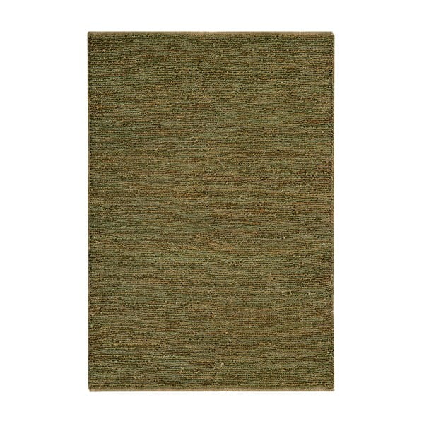 Tumši zaļš ar rokām darināts džutas paklājs 200x300 cm Soumak – Asiatic Carpets
