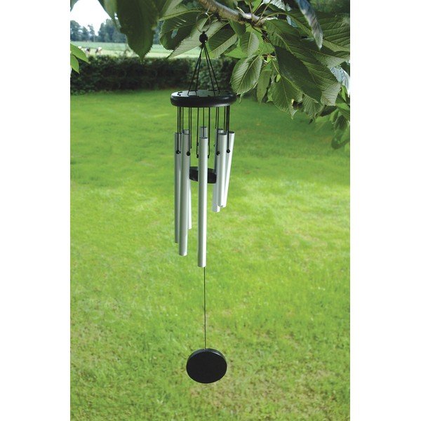 Piekaramais zvaniņš sudraba krāsā Esschert Design, augstums 56,5 cm-image-1