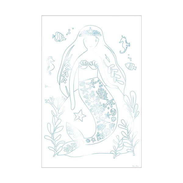 Krāsojamā grāmata Mermaid – Meri Meri-image-3