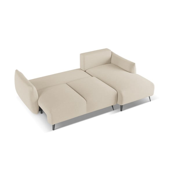 Bēšs stūra dīvāns (ar labo stūri) Malie – Makamii-image-4