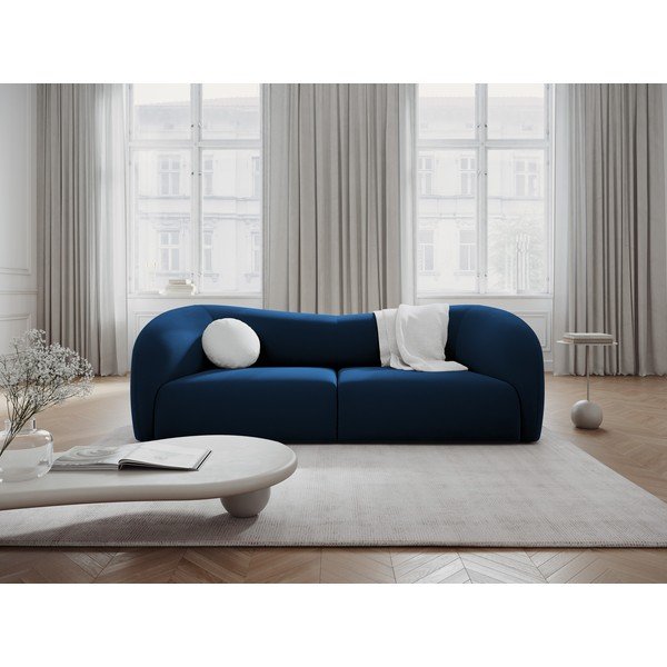 Zils samta dīvāns 237 cm Santi – Interieurs 86-image-1