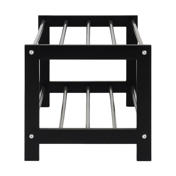 Melns apavu statīvs no papeles koka Padova – House Nordic-image-3